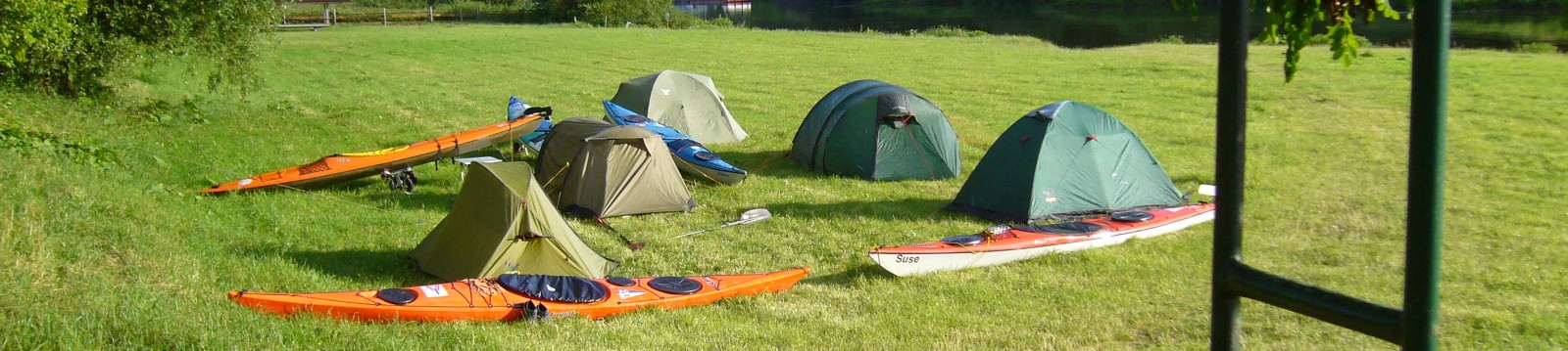 Paddler des PC Wißmar an der Weser