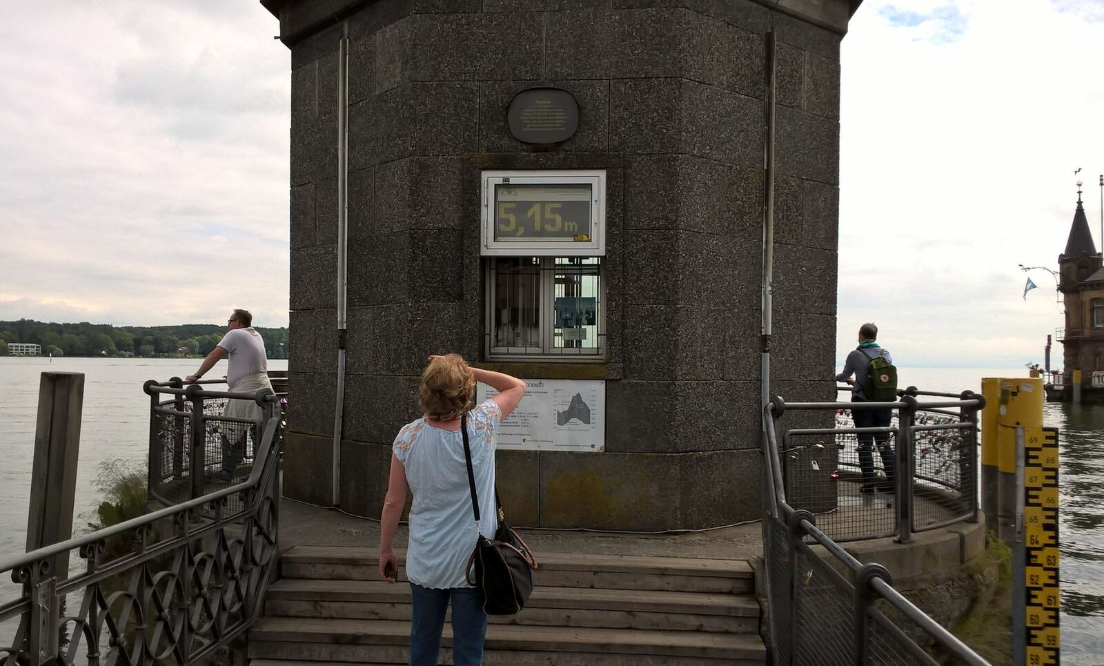 Der Pegelstand in Konstanz war sehr hoch