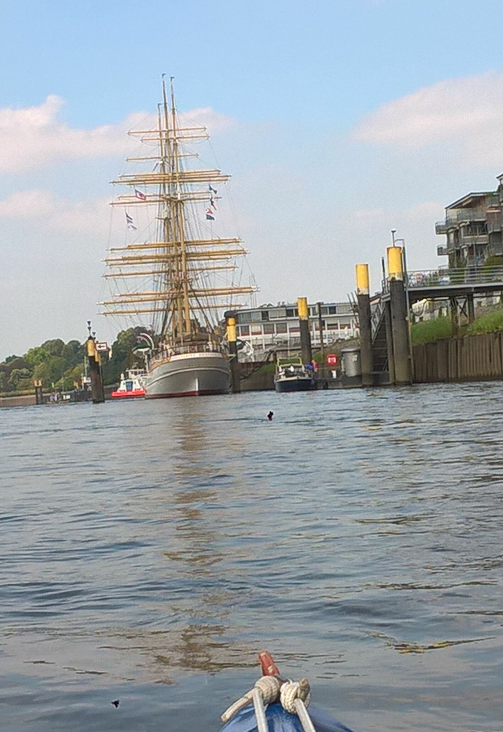 Segelschiff 'Deutschland' in Bremen-Vegesack